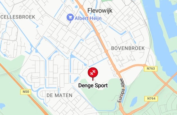 Denge Sport op de kaart van Kampen