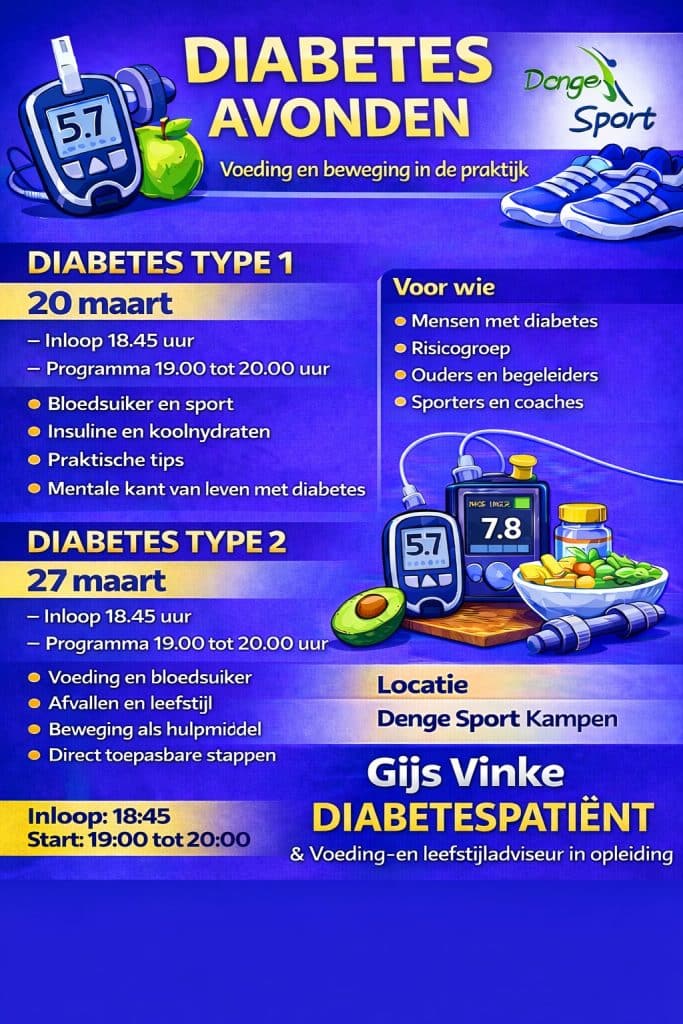 Diabetes avonden Denge Sport