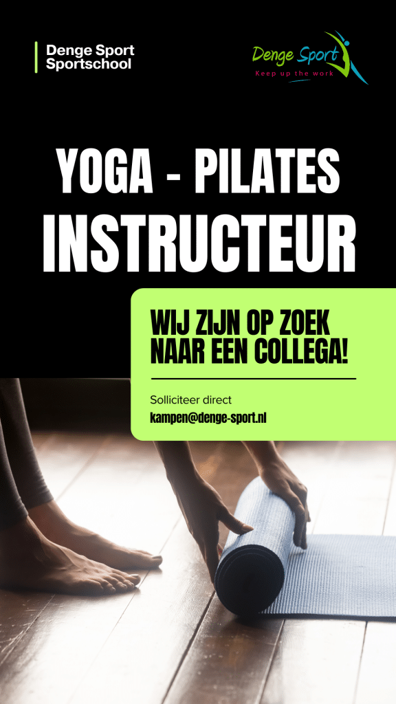 Vacature yoga pilates instructeur